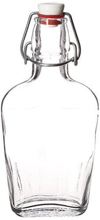 Bormioli Rocco Pocket Flask, 8.5 oz, Clear