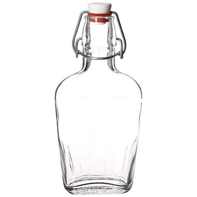 Bormioli Rocco Pocket Flask, 8.5 oz, Clear