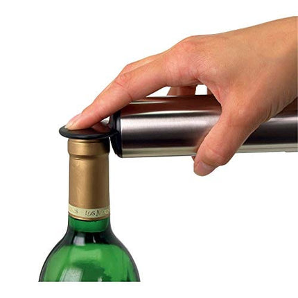 Brabantia Classic Corkscrew Bottle Opener - Matte Steel, 369360, Medium