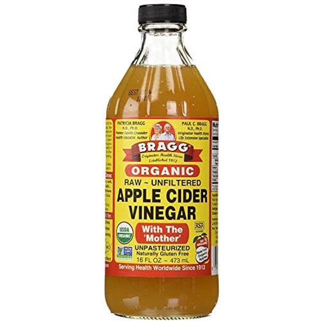 BRAGG Organic Raw Apple Cider Vinegar, 16 Ounce