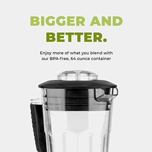 Cleanblend Commercial Blender 64oz Countertop Blender 1800 Watts