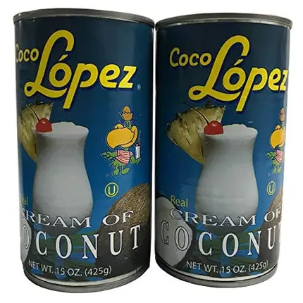 Cream of Coconut Coco Lopez Set of 2 Can