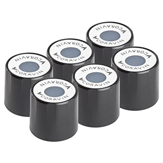 Coravin Screw Caps - Pack of 6 - Accessory for Coravin Timeless Wine by the Glass Systems and Wine Savers