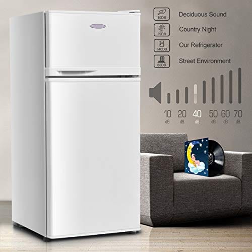 COSTWAY Compact Refrigerator, 3.4 Cu. Ft. Classic Fridge with Adjustab –  Advanced Mixology
