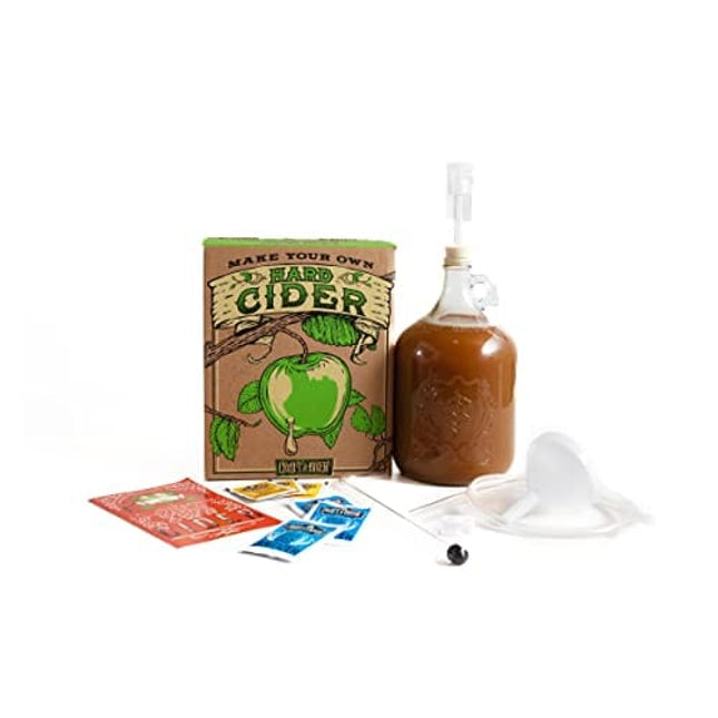 Craft A Brew - Hard Cider Kit - Beer Making Kit - Make Your Own Craft Beer - Complete Equipment and Supplies - Starter Home Brewing Kit - 1 Gallon