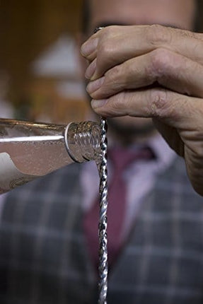 Crafthouse by Fortessa Professional Metal Barware/Bar Tools by Charles Joly, 12.5" Stainless Steel Twisted Bar Spoon