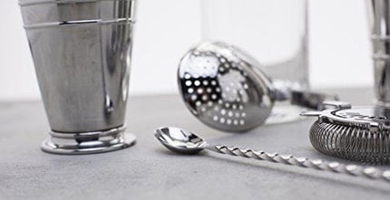 Crafthouse by Fortessa Professional Metal Barware/Bar Tools by Charles Joly, 12.5" Stainless Steel Twisted Bar Spoon