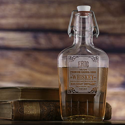 Personalized Engraved Flask, Engraved Whiskey Bottle, Bourbon, Scotch Gifts For Men