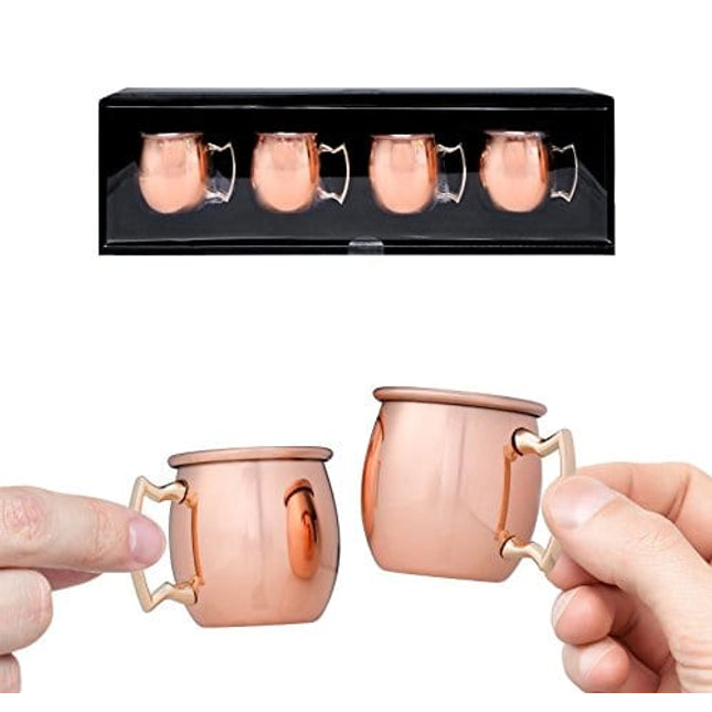 Decodyne Moscow Mule Shot Glasses - 2-ounce (Set of 4)