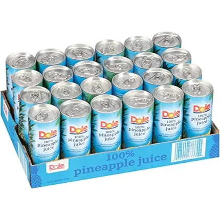 Dole« 100% Pineapple Juice - 8.4 Fl Oz (Pack of 24)