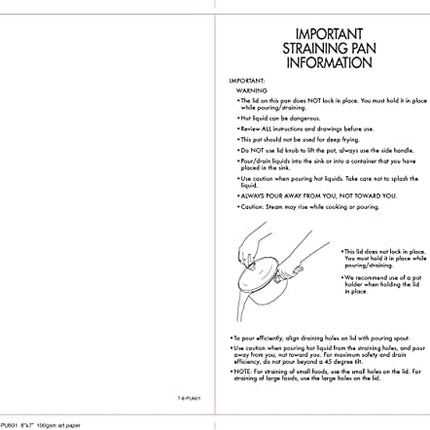 Farberware 21907 Dishwasher Safe Nonstick Sauce Pan/Saucepan with Straining and Lid, 1 Quart, Silver