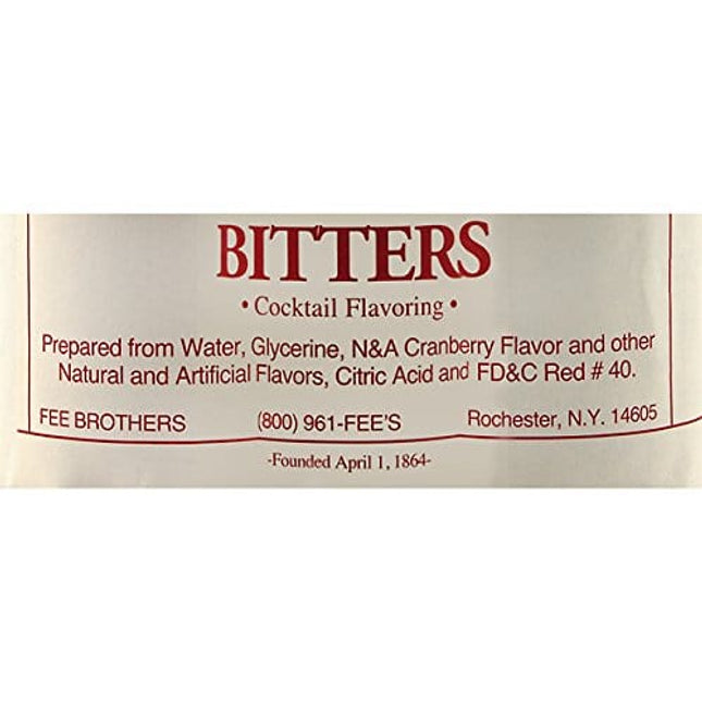 Fee Brothers Cranberry Bitters 5oz