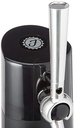FIZZICS - DraftPour Beer Dispenser - Converts Any Can or Bottle Into a Nitro-Style Draft, Awesome Gift for Beer Lovers - Carbon