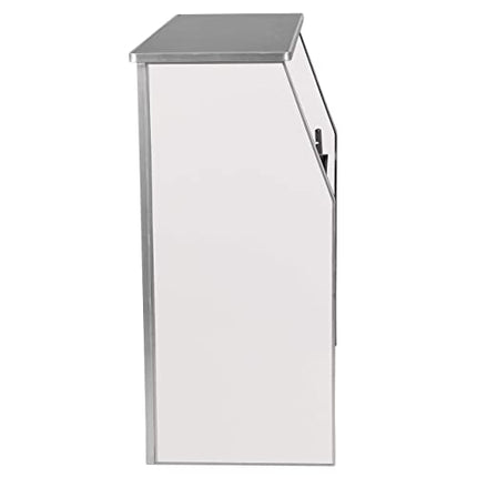 Flash Furniture 4' White Laminate Foldable Bar