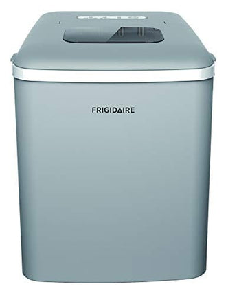 Frigidaire EFIC108-SILVER Counter top Portable, 26 lb per Day Ice Maker Machine, Silver