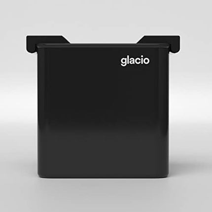 Glacio Premium Clear Cube Ice Duo - Clear Ice Mold for Clear Cube Ice Maker - Whiskey Large Clear Ice Cube Maker Mold 2 Inch - Crystal Clear Ice Maker Cube - 2 Ice Cubes Clear