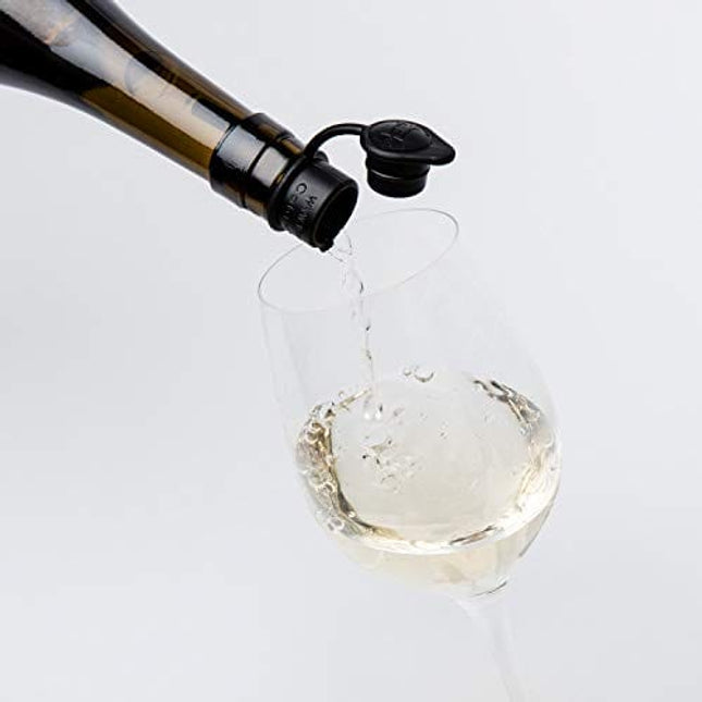 Haley's Corker 5-in-1 Wine Aerator, Stopper, Pourer, Filter, Recorker, 2-Pack Combo (Standard, Screwtop)