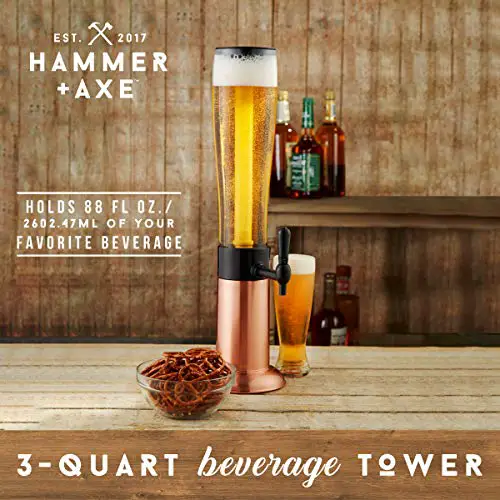 Beer Keg Dispensers Drinks Tower Durable 3L Parties Beer Drink Dispenser  Beer Tower for Pubs Family