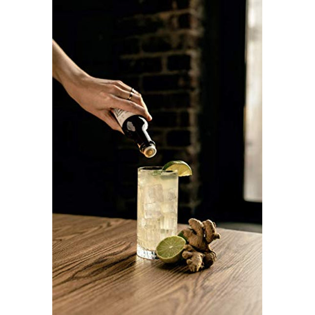Hella Cocktail Co. Ginger Bitters (5 Fl Oz) - Craft Cocktail Bitters Made with Real Ginger and Whole Spices