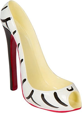 KitchInnovations High Heel Wine Bottle Holder - Four Attactive Style Variations Available (Zebra)
