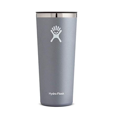 Hydro Flask Tumbler Cup - Stainless Steel & Vacuum Insulated - Press-In Lid - 22 oz, Graphite