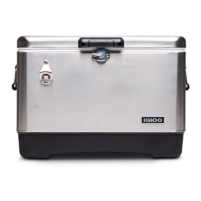 Igloo 54 QT Legacy Stainless Steel Cooler with Bottle Opener