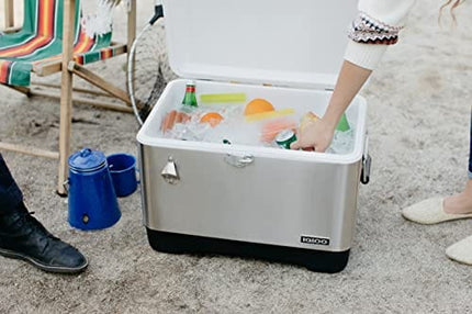 Igloo 54 QT Legacy Stainless Steel Cooler with Bottle Opener
