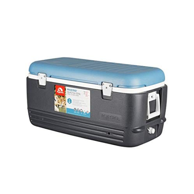 Igloo Quart MaxCold Cooler, 100 Quart (49496), Blue/Navy
