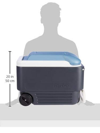 Igloo Quart MaxCold Cooler, 100 Quart (49496), Blue/Navy