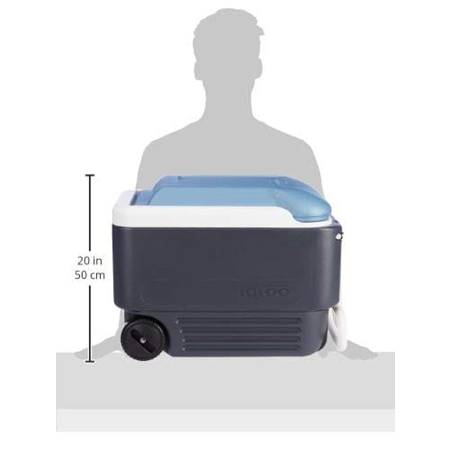 Igloo Quart MaxCold Cooler, 100 Quart (49496), Blue/Navy