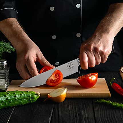 imarku Japanese Chef Knife - Pro Kitchen Knife 8 Inch Chef's Knives High Carbon Stainless Steel Sharp Paring Knife with Ergonomic Handle, Useful Kitchen Gadgets 2023