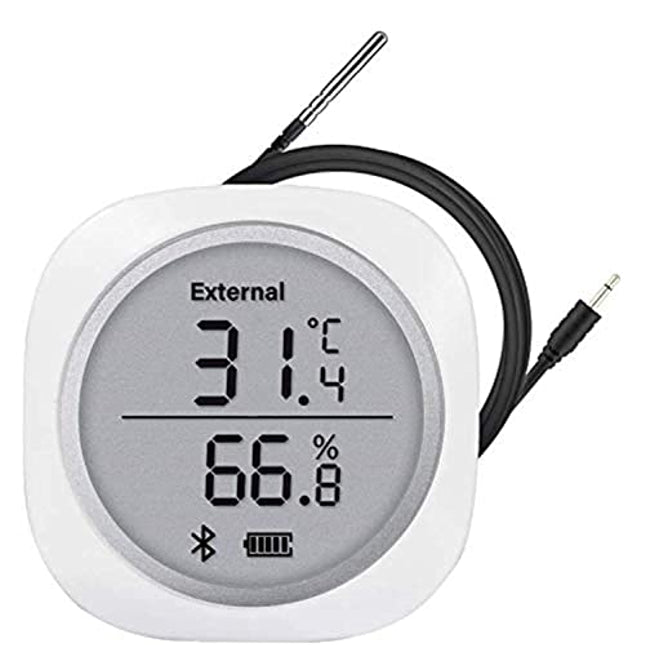 Inkbird IBS-TH1 Plus Wireless Bluetooth Temperature and Humidity Monitor Thermometer and Hygrometer Used for Brewing Meat Plant Cigar Storage