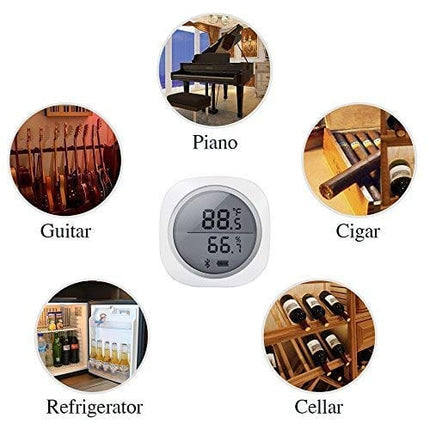 Inkbird IBS-TH1 Plus Wireless Bluetooth Temperature and Humidity Monitor Thermometer and Hygrometer Used for Brewing Meat Plant Cigar Storage