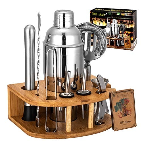 Cocktail Shaker Set with Stand