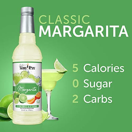 Jordan's Skinny Mixes Margarita, Sugar Free Cocktail Flavoring Mix, 32 Fl Oz
