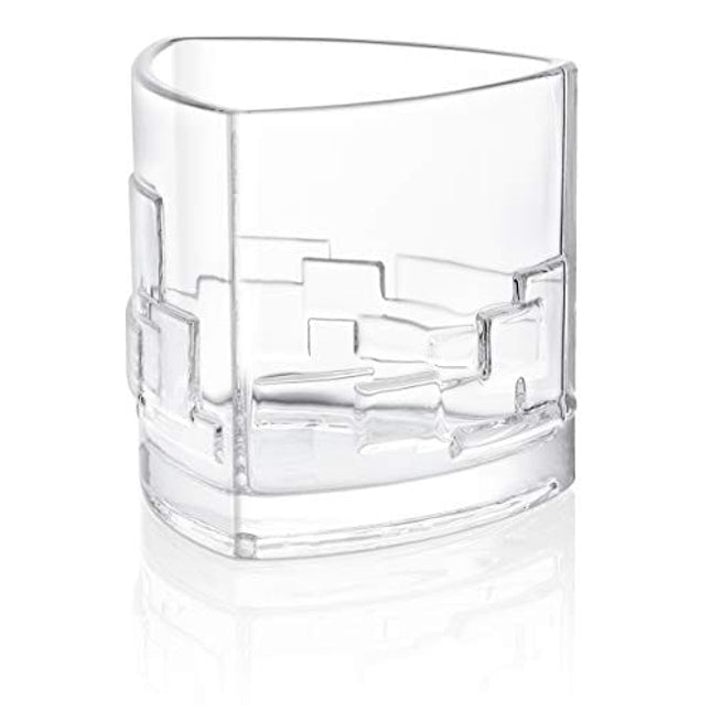JoyJolt Revere Scotch Glasses, Old Fashioned Whiskey Glasses 11-Ounce, Ultra Clear Whiskey Glass for Bourbon and Liquor, Set Of 2 Glassware