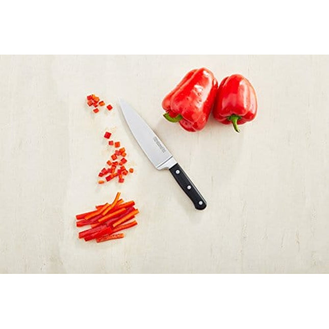 KitchenAid KKFTR6CHOB Classic Forged Series Triple Rivet Chef Knife, Onyx Black, 6"