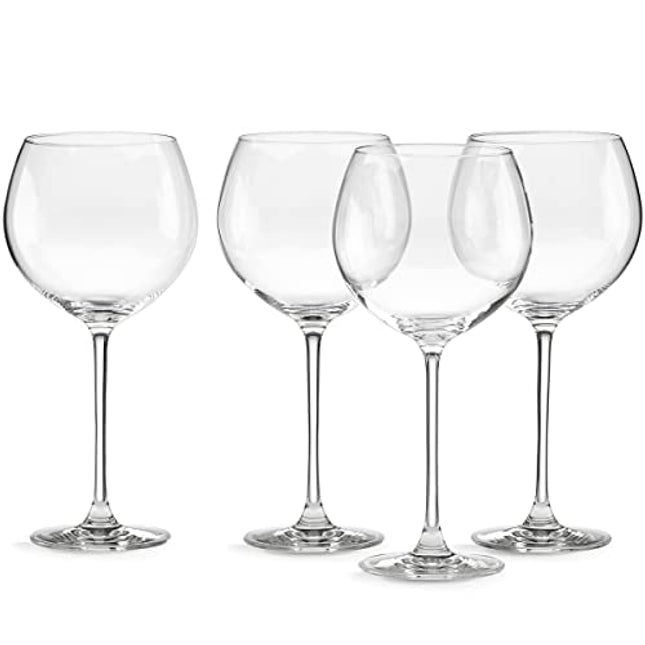 Lenox Tuscany Classics 4pc Beaujolais Wine Glass, 3.05 LB, Clear,27 fl oz