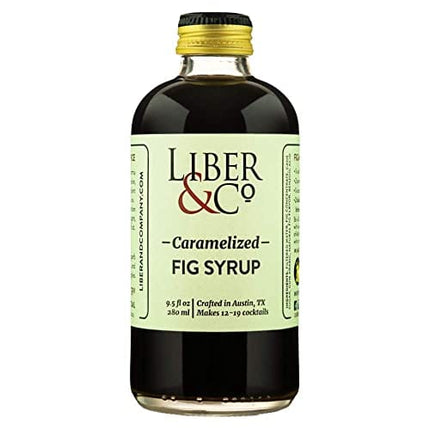 Liber & Co. Caramelized Fig Syrup (9.5 oz) Made with California Figs