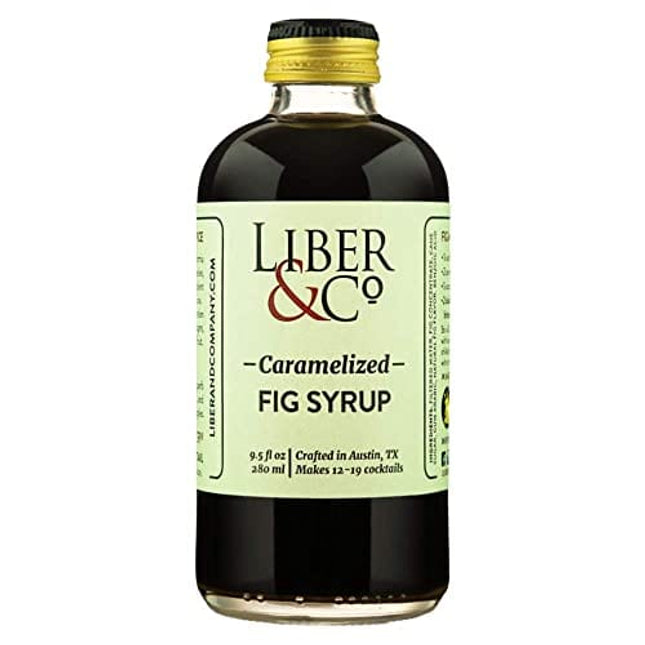 Liber & Co. Caramelized Fig Syrup (9.5 oz) Made with California Figs