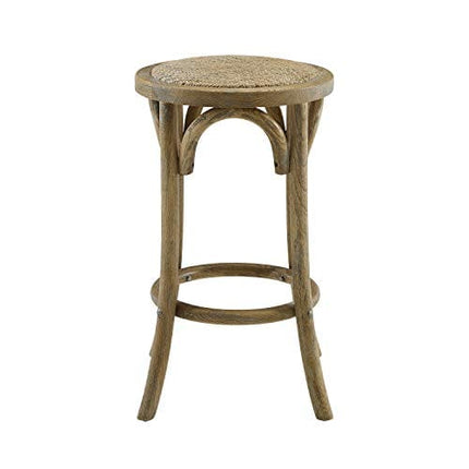 Bronwyn Natural Rattan Seat Backless Counter Stool by Linon