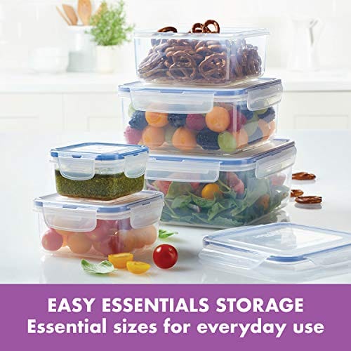 Easy Essentials Food Storage Lids/Airtight Containers, Bpa Free