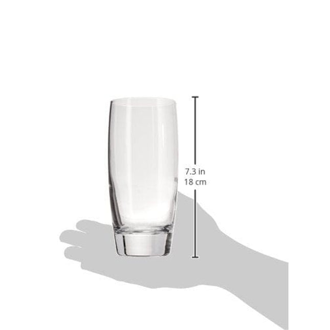 Luigi Bormioli Michelangelo 20 ounce Beverage Glass, Transparent Glass, Set of 4
