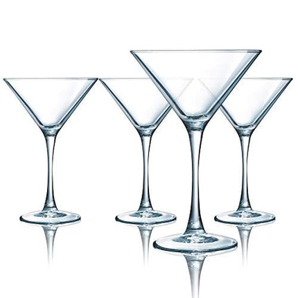 Luminarc ARC International Atlas Martini Glass (Set of 4), 7.5 oz, Clear