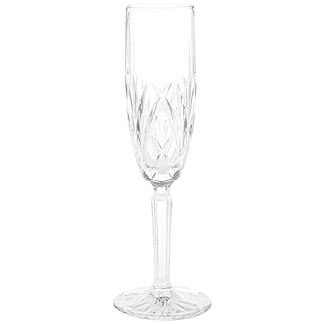Marquis By Waterford Flutes Brookside by Marquis, 4 Count (Pack of 1), Clear