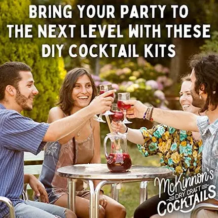 McKinnon’s Dry Craft Cocktails | Dehydrated Fruit and Herbs | DIY Mixology | Infusion Kit | Mason Jar Serves 8 – 16 Drinks | Handmade in the USA (Strawberry-Lemonade)