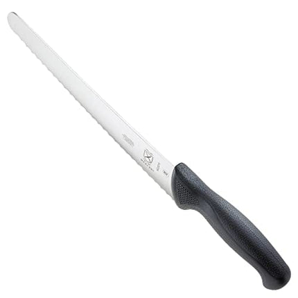 Mercer Culinary M23210 Millennia Black Handle, 10-Inch Wide Wavy Edge, Bread Knife