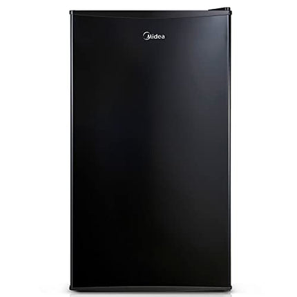Midea WHS-121LB1 Refrigerator, 3.3 Cubic Feet, Black