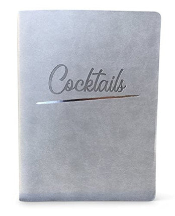 Cocktail Journal with Blank Pages - Create Your Own Custom Mixed Drink Recipe Book or Drink Notebook and Record the Best Craft Cocktails