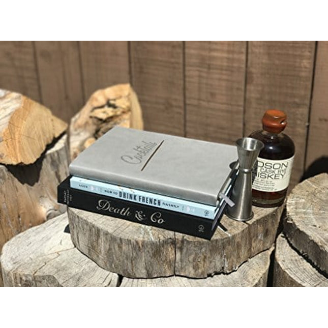 Cocktail Journal with Blank Pages - Create Your Own Custom Mixed Drink Recipe Book or Drink Notebook and Record the Best Craft Cocktails